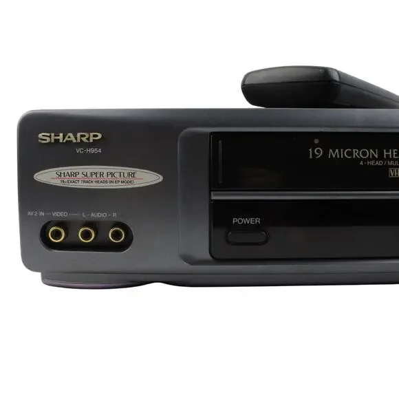 Sharp VC-H954U VCR VHS Video Cassette Recorder - With Remote & Orig. Box Tested! - Picture 2 of 10